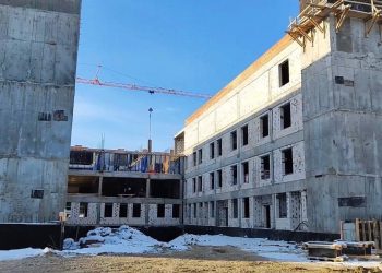 Инфекционный корпус детской больницы готов на 55%