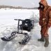 Снегоход с рыбаками на Большом Черемшане провалился под лёд