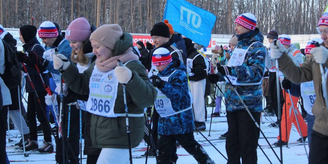 Завершился лыжный забег «Лыжня России-2023»