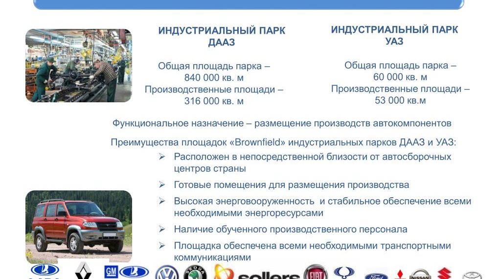 Производственные площади завода УАЗ уходят «с молотка»