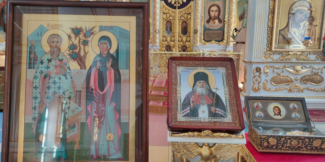 Православные святыни из мусульманской страны прибыли в Ульяновск