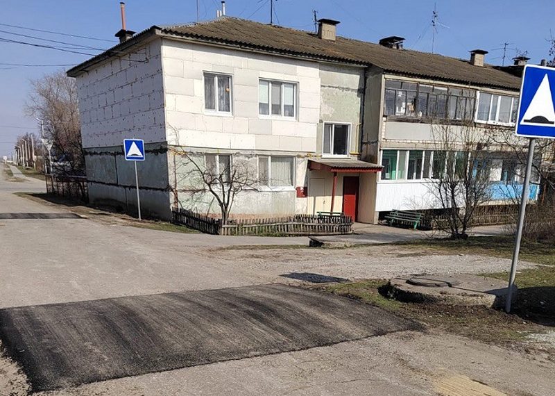 В селе под Ульяновском, где недавно полицейский сбил ребёнка, установили специальный знак