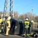 9 апреля на Минаевском мосту в Ульяновске случилось ДТП с перевёртышем: видео