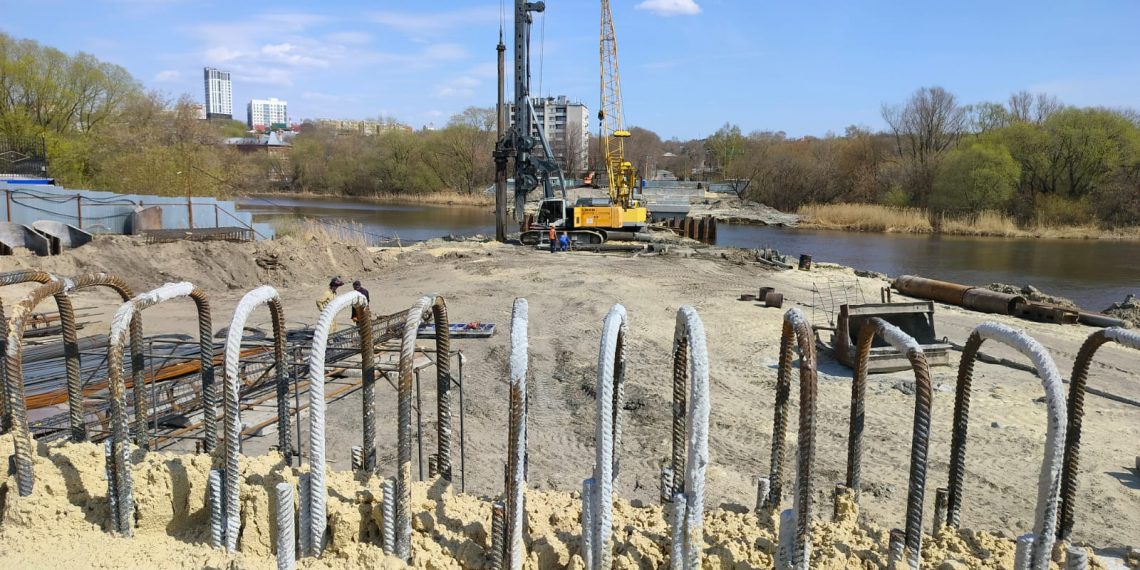 Шесть из восьми опор моста «Шевченко – Смычки» в Ульяновске готовы, сообщил подрядчик