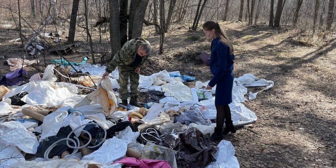 Прокуратура нашла две несанкционированные свалки в лесах Мелекесского района