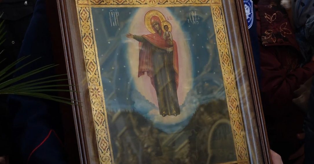 Сенатор Рябухин передал Симбирской епархии икону Божией Матери «Августовская»