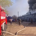 Горящую мебельную фабрику в Ульяновске 23 апреля тушили более 30 человек