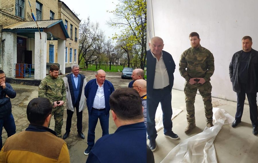 Ульяновский вице-губернатор Эдель и боец ММА Минеев проинспектировали ремонт спортшколы в ЛНР