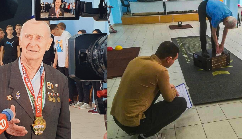 Ульяновский штангист Николай Исаков сдал нормы ГТО в 91 год