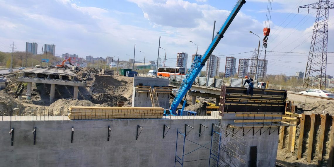 В Ульяновске соорудили все сваи под опоры теплотрассы у Минаевского моста