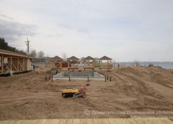 Новый пляж откроют в Ульяновске на левом берегу Волги к июню 2023 года