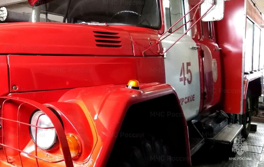 На пожаре в Сурском районе Ульяновской области спасли двух человек