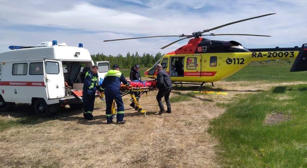 10 мая врачи ульяновской санавиации спасли жизнь 59-летнему жителю Павловского района