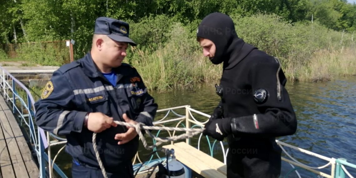 К 22 мая ульяновские водолазы обследовали 14 тысяч «квадратов» дна городских пляжей