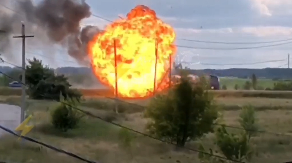 22 июня на дороге в Ульяновской области взорвалась ГАЗель