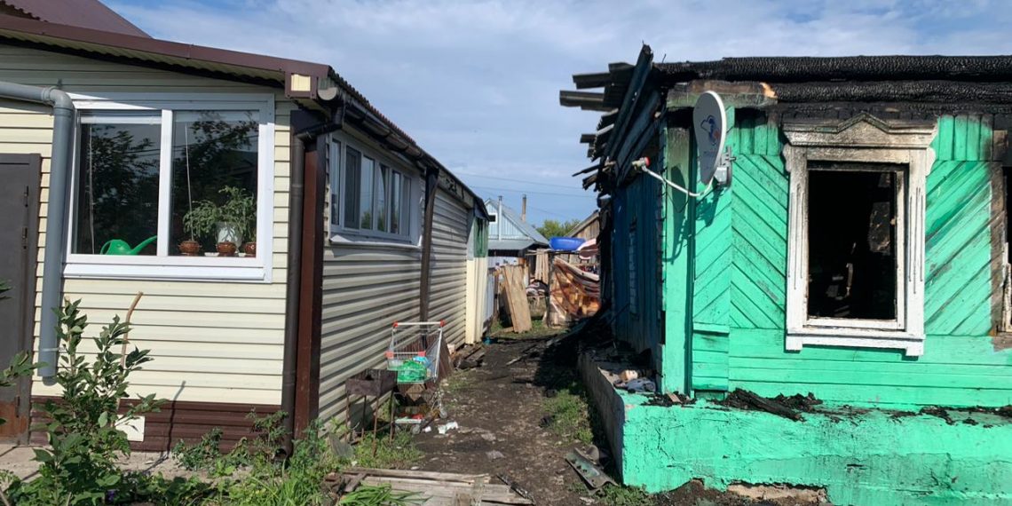 Житель Чердаклов вынес из горящего дома 87-летнюю женщину-инвалида