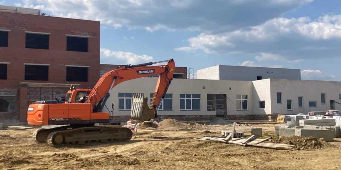 Дом престарелых на 270 мест в селе Водорацк Ульяновской области готов на 73 процента