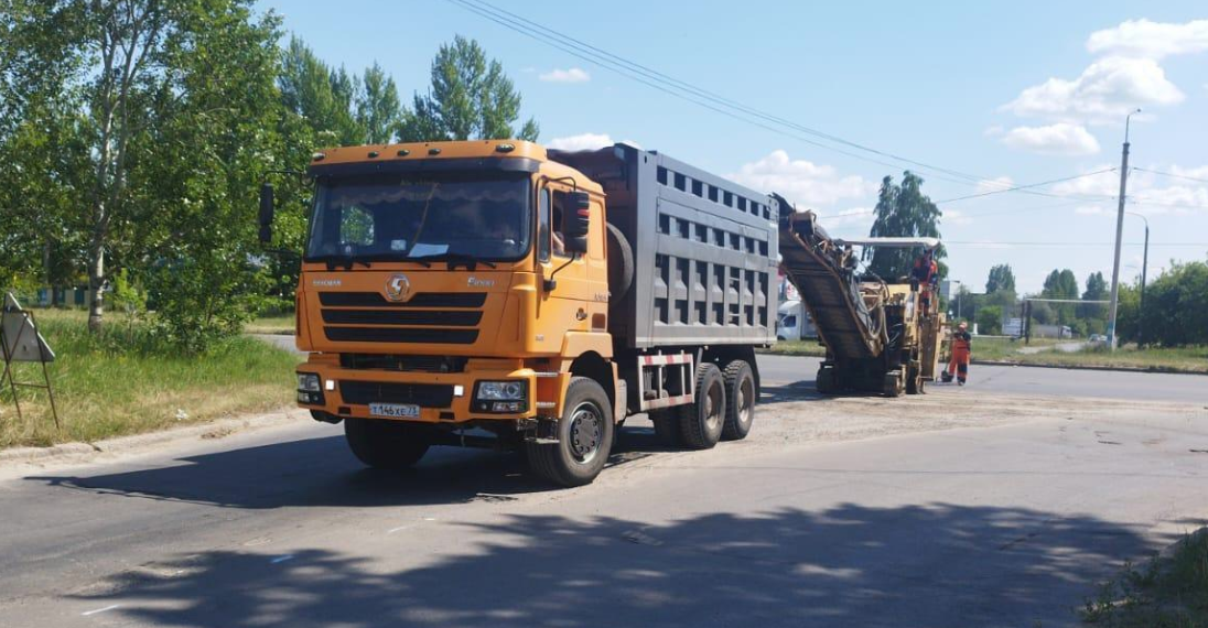 Две улицы в Ульяновске ремонтируют по нацпроекту