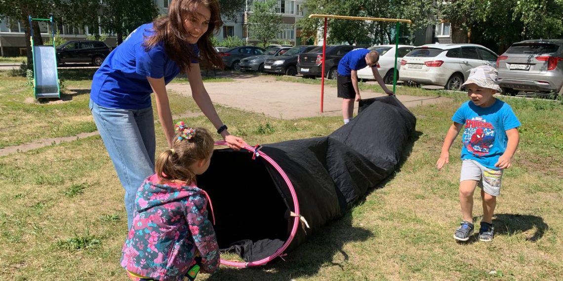 8 000 юных жителей Ульяновска приняли участие в первой смене проекта «Лето во дворах»