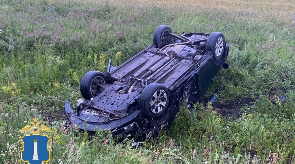 Пьяный водитель на «Опеле» улетел в кювет в Мелекесском районе Ульяновской области