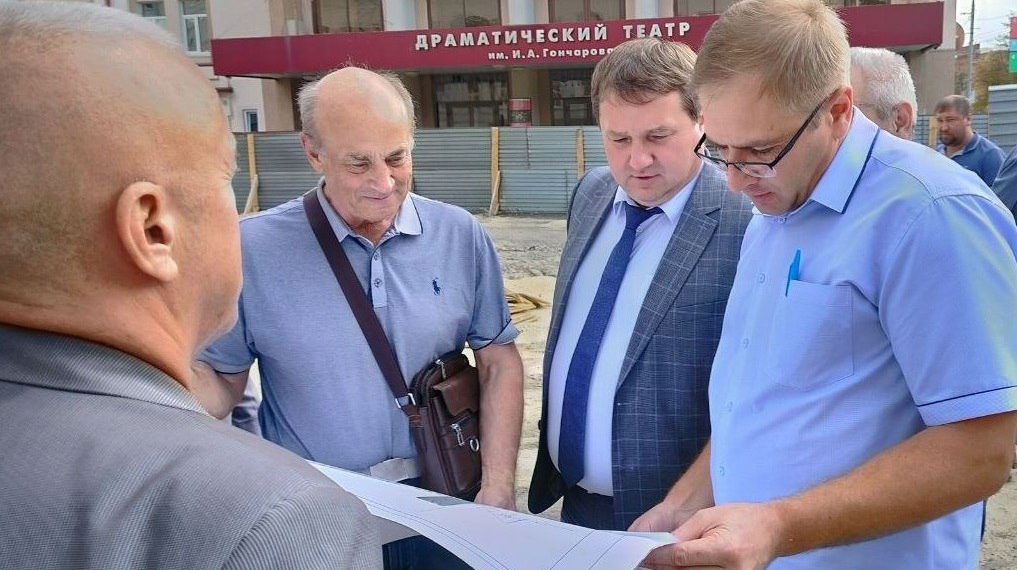 В Театральном сквере возведут фундамент в стиле XVIII века