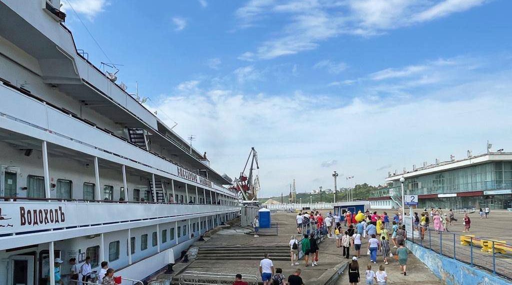 С начала июля 2023 года Ульяновск посетило 14 круизных теплоходов