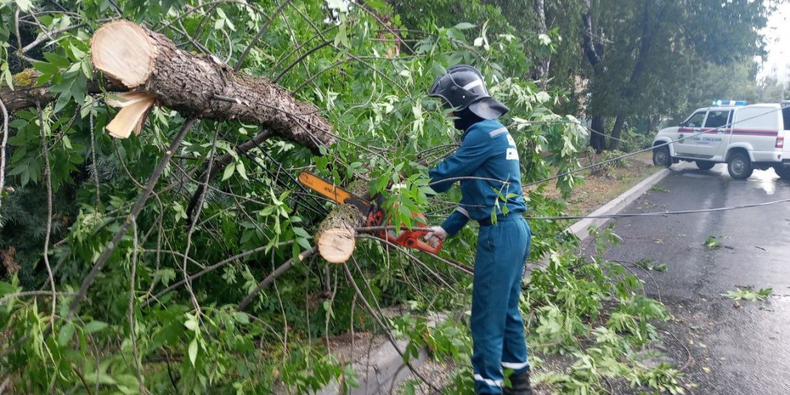 30 июля 117 человек устраняли в Ульяновске последствия вчерашнего урагана