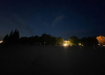 Центр Ульяновска ночью не освещается