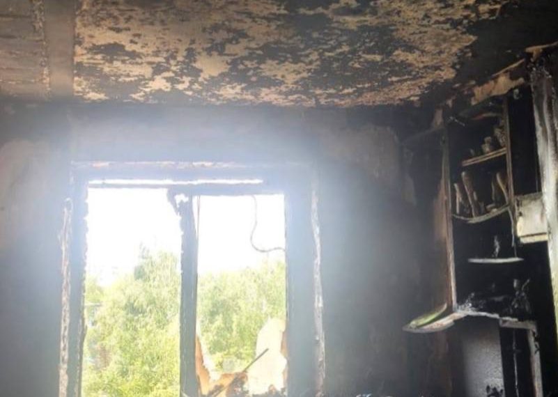 В Ульяновске в пожаре погибла женщина