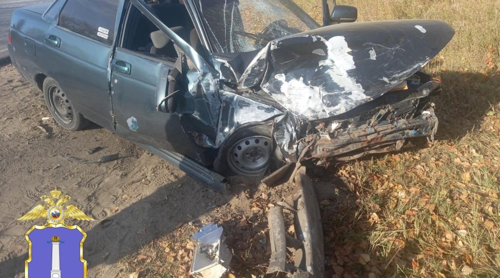 Водители «десятки» и KIA пострадали в лобовом столкновении на трассе в Барышском районе