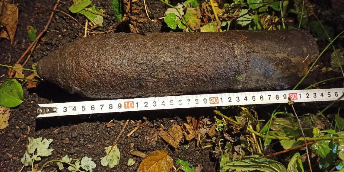 Собиравший металлолом ульяновец нашёл снаряд времён Гражданской войны