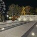 На площади у нового входа в ульяновский парк Победы протестировали систему уличного освещения