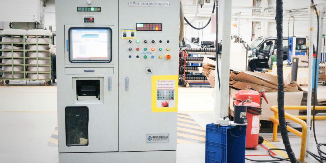 На конвейере Ульяновского автозавода установили станцию заправки антифризом