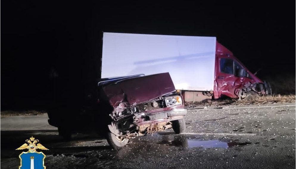 «Семёрка» лоб в лоб влетела в грузовую «ГАЗель» на трассе в Мелекесском районе