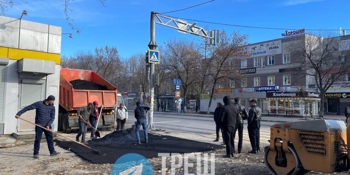 В Ульяновске ремонтируют светофоры и кладут асфальт