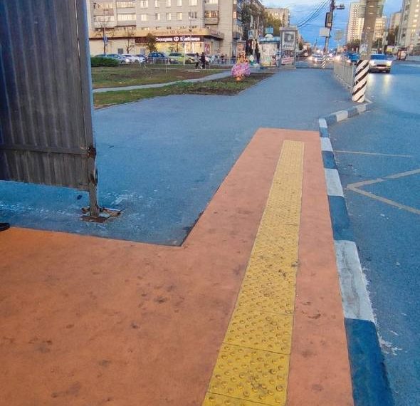 Остановка на платформе с подогревом установлена на Минаева