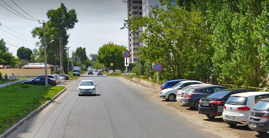На улице Транспортной в Ульяновске запретят остановку автомобилей