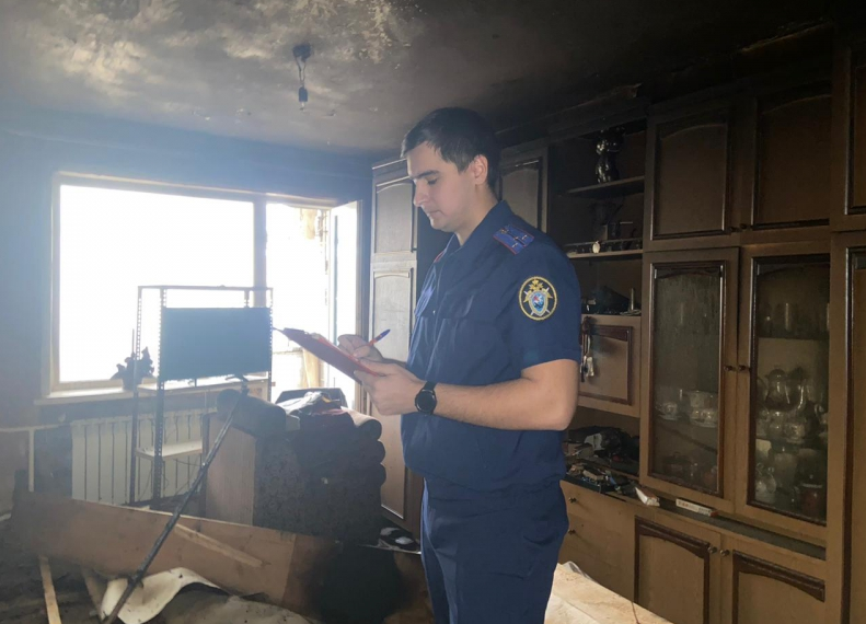 СУ СК расследует гибель на пожаре 63-летнего жителя Ульяновска