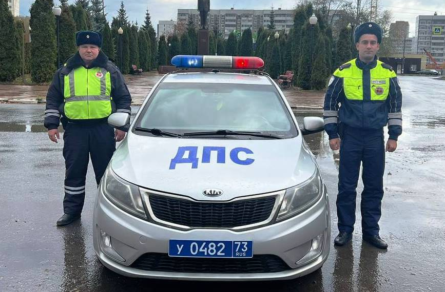 Ульяновские гаишники спасли истекавшего кровью мужчину