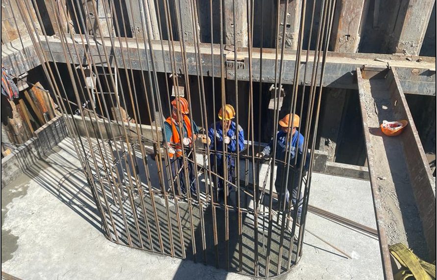 Все восемь опор возвели на мосту «Шевченко – Смычки» в Ульяновске