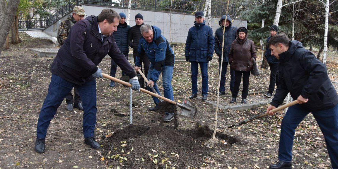 Деревья в честь Героев России Джорджадзе и Разумовского высадили в Ульяновске
