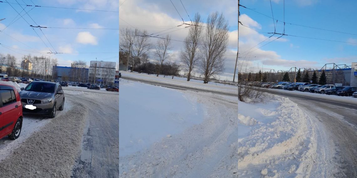 Ульяновские троллейбусы из-за снега не могут подъехать к трём проходным «Авиастара»