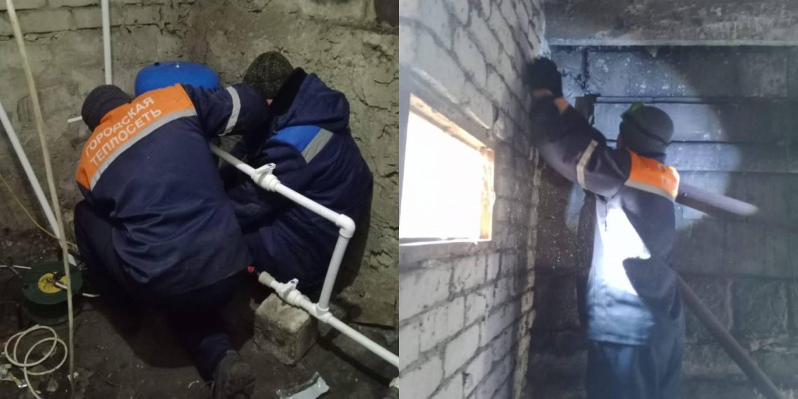 Ульяновские коммунальщики подключают к теплу жилые объекты в ЛНР