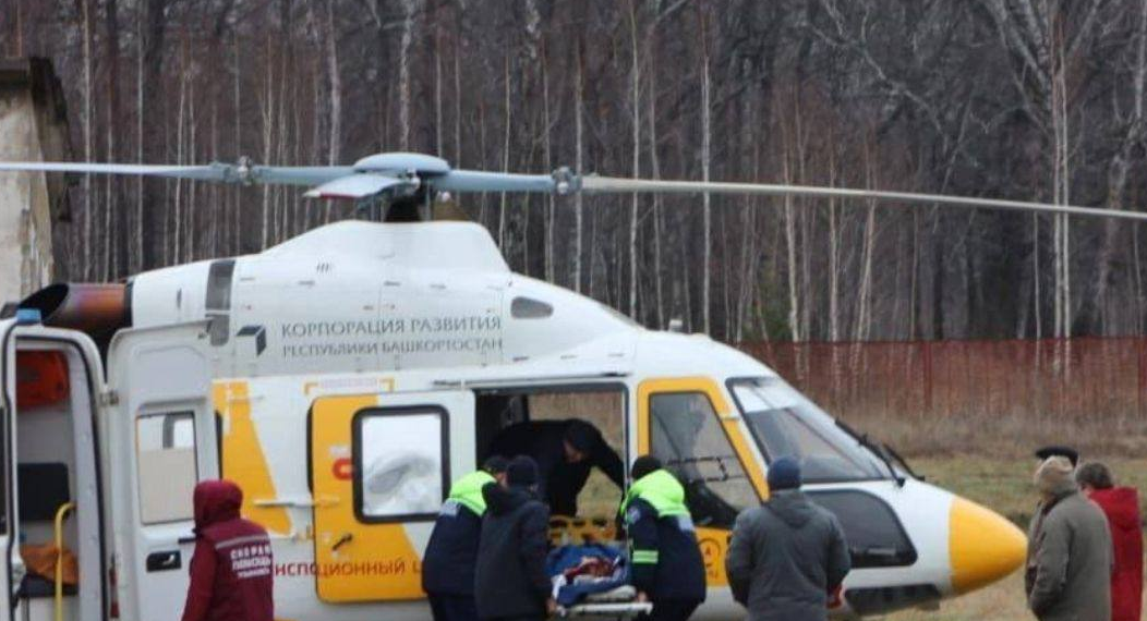 Больную в критическом состоянии доставили вертолётом из Майнского района в Ульяновск