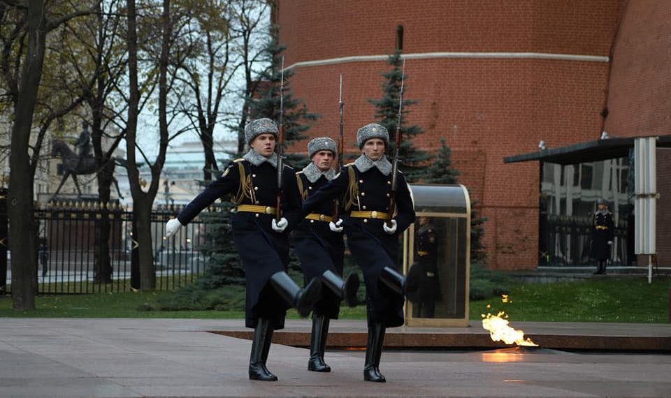 Президентский полк в Кремле пополнился двадцатью призывниками из Ульяновской области