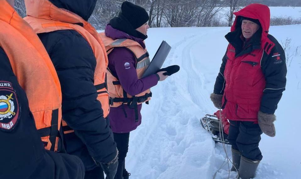 На второй день зимы в Ульяновске оштрафовали первых рыбаков