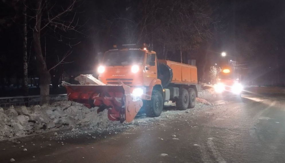 Ульяновские дорожники готовятся к отражению удара циклона в ночь на 16 декабря