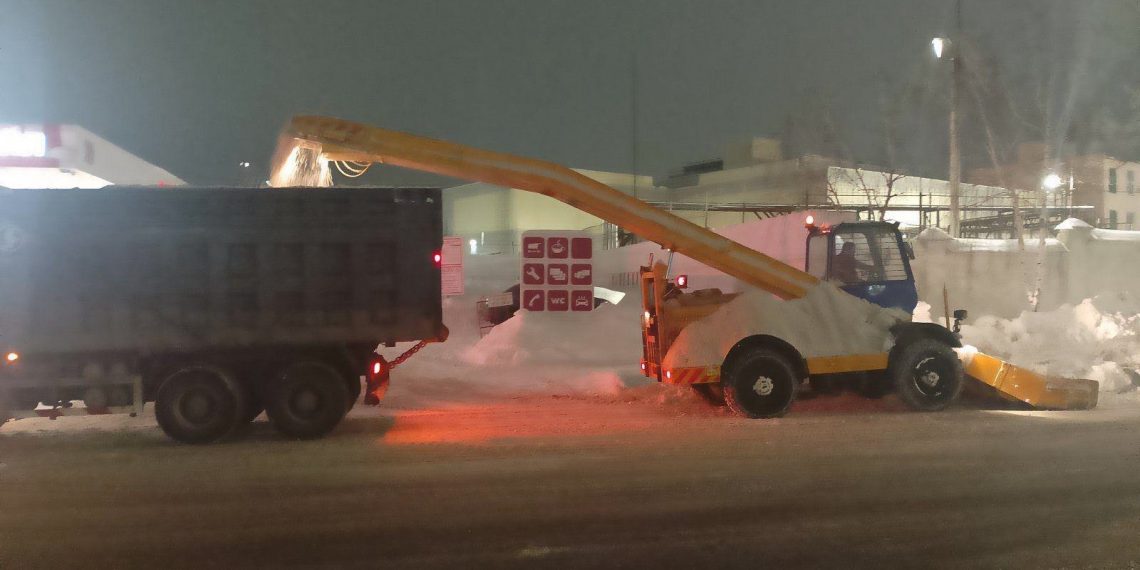 Две с лишним тысячи самосвалов снега вывезли из Ульяновска после циклона