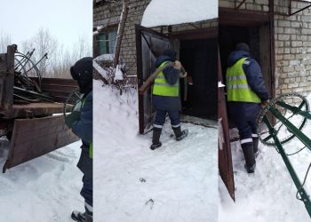 Главную новогоднюю ёлку Ульяновской области сложили на склад в разобранном виде