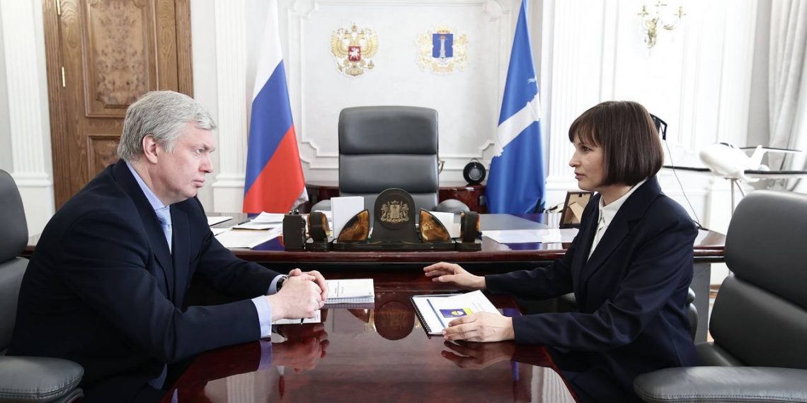 Русских встретился с новым главой Николаевского района Ульяновской области